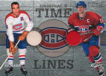 Henri Richard Hockey Card 2003-04 Parkhurst Original Six Montreal Canadiens #90 Henri Richard