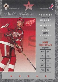 1995-96 Donruss Elite #2 Nicklas Lidstrom Back