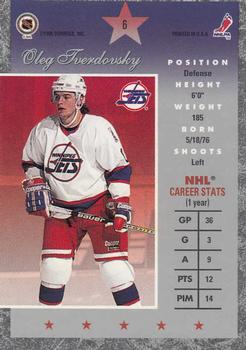 1995-96 Donruss Elite #6 Oleg Tverdovsky Back