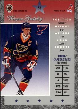 1995-96 Donruss Elite #58 Wayne Gretzky Back