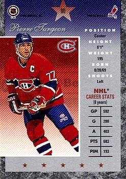 1995-96 Donruss Elite #90 Pierre Turgeon Back