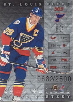 1995-96 Donruss Elite - Cutting Edge #3 Wayne Gretzky Back