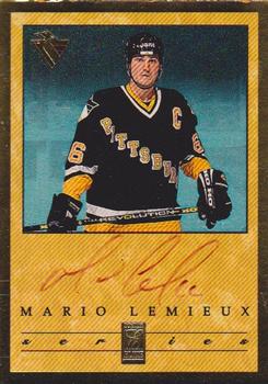 1995-96 Donruss Elite - Mario Lemieux Series #7 Mario Lemieux Front
