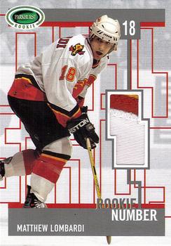 2003-04 Parkhurst Rookie - Rookie Numbers #RN-35 Matthew Lombardi Front
