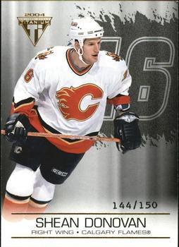 2003-04 Pacific Private Stock Titanium - Hobby Jersey Number Parallels #16 Shean Donovan Front