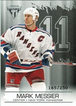 2003-04 Pacific Private Stock Titanium - Retail Jersey Number Parallels #69 Mark Messier Front
