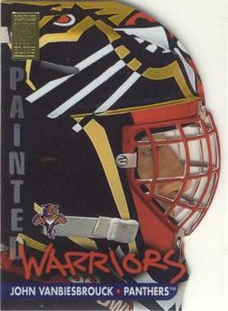 1995-96 Donruss Elite - Painted Warriors #6 John Vanbiesbrouck Front