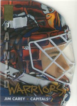 1995-96 Donruss Elite - Painted Warriors #10 Jim Carey Front