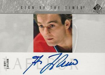 2003-04 SP Authentic - Sign of the Times #SOT-GL Guy Lafleur Front