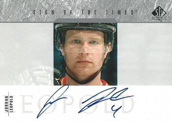 2003-04 SP Authentic - Sign of the Times #SOT-JL Jordan Leopold Front