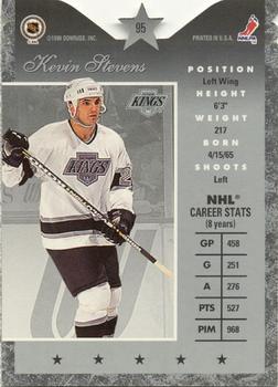 1995-96 Donruss Elite - Die Cuts #95 Kevin Stevens Back