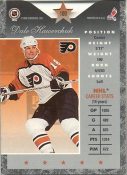 1995-96 Donruss Elite - Die Cuts #100 Dale Hawerchuk Back