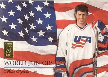 1995-96 Donruss Elite - World Juniors #43 Mike Sylvia Front