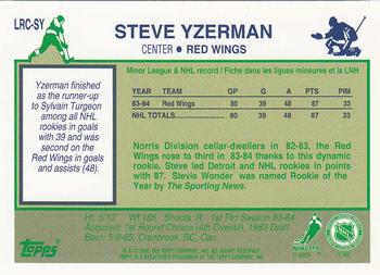 2003-04 Topps - Lost Rookie Cards #LRC-SY Steve Yzerman  Back