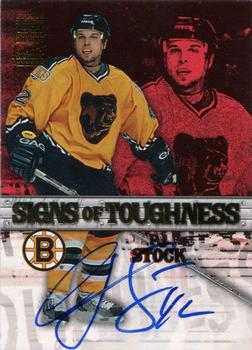2003-04 Topps - Signs of Toughness #ST-PJS P.J. Stock Front