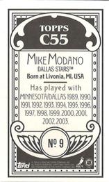 2003-04 Topps C55 - Minis #9 Mike Modano Back