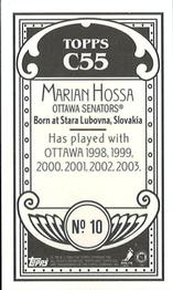 2003-04 Topps C55 - Minis #10 Marian Hossa Back
