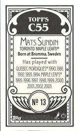 2003-04 Topps C55 - Minis #13 Mats Sundin Back