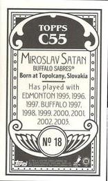 2003-04 Topps C55 - Minis #18 Miroslav Satan Back