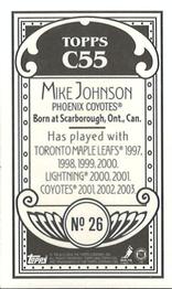 2003-04 Topps C55 - Minis #26 Mike Johnson Back