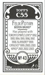 2003-04 Topps C55 - Minis #43 Felix Potvin Back