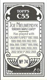 2003-04 Topps C55 - Minis #74 Joe Nieuwendyk Back