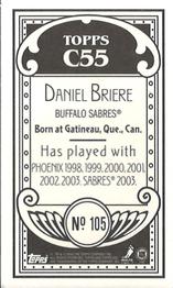 2003-04 Topps C55 - Minis #105 Daniel Briere Back