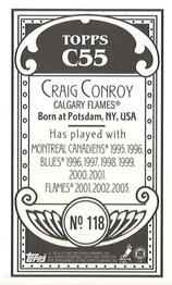 2003-04 Topps C55 - Minis #118 Craig Conroy Back