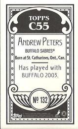 2003-04 Topps C55 - Minis #132 Andrew Peters Back