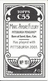 2003-04 Topps C55 - Minis #151 Marc-Andre Fleury Back