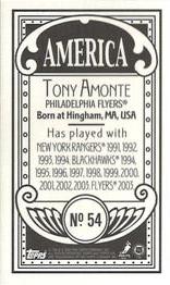 2003-04 Topps C55 - Minis America Back #54 Tony Amonte Back