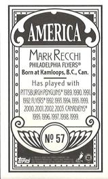 2003-04 Topps C55 - Minis America Back #57 Mark Recchi Back