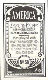 2003-04 Topps C55 - Minis America Back #59 Zigmund Palffy Back
