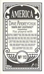 2003-04 Topps C55 - Minis America Back #113 Dave Andreychuk Back
