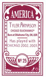2003-04 Topps C55 - Minis America Back Red #25 Tyler Arnason Back