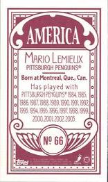 2003-04 Topps C55 - Minis America Back Red #66b Mario Lemieux Back