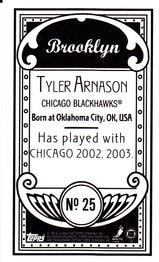 2003-04 Topps C55 - Minis Brooklyn Back #25 Tyler Arnason Back