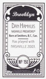 2003-04 Topps C55 - Minis Brooklyn Back #150 Dan Hamhuis Back
