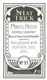 2003-04 Topps C55 - Minis Hat Trick Back #91 Marcel Hossa Back