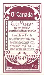 2003-04 Topps C55 - Minis O' Canada Back Red #47 Glen Murray Back
