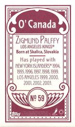 2003-04 Topps C55 - Minis O' Canada Back Red #59 Zigmund Palffy Back