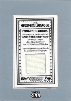 2003-04 Topps C55 - Relics #TR-GL Georges Laraque Back
