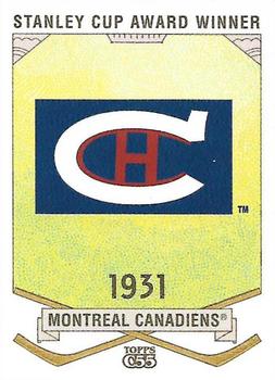 2003-04 Topps C55 - Stanley Cup Winners #SCW5 Montreal Canadiens Front