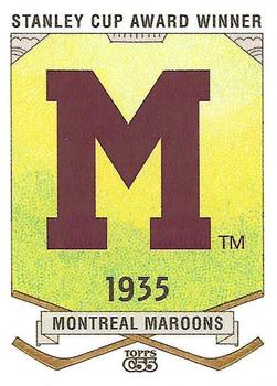 2003-04 Topps C55 - Stanley Cup Winners #SCW9 Montreal Maroons Front