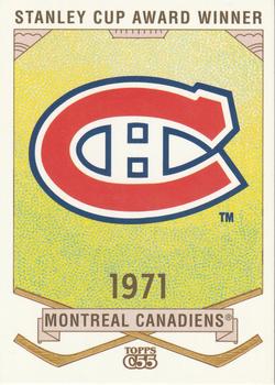 2003-04 Topps C55 - Stanley Cup Winners #SCW45 Montreal Canadiens Front