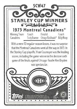 2003-04 Topps C55 - Stanley Cup Winners #SCW47 Montreal Canadiens Back