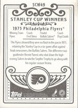 2003-04 Topps C55 - Stanley Cup Winners #SCW49 Philadelphia Flyers Back