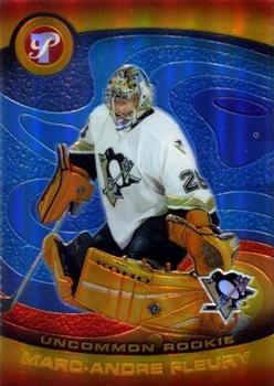 2003-04 Topps Pristine - Gold Refractor Die Cuts #106 Marc-Andre Fleury Front