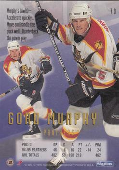 1995-96 SkyBox E-Motion #70 Gord Murphy Back