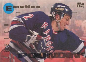 1995-96 SkyBox E-Motion #115 Brian Leetch Front